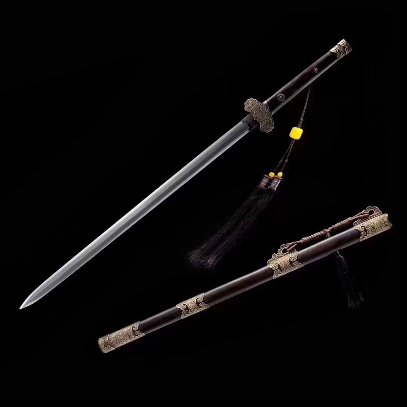 唐剑龙泉剑,花纹钢宝剑,龙泉刀剑图片