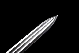乌木永乐剑锰钢六面双半槽|龙泉宝剑|高碳钢