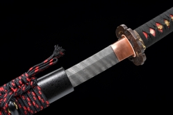 暗影日本武士刀|旋焊扭转纹花纹钢|武士刀|★★★